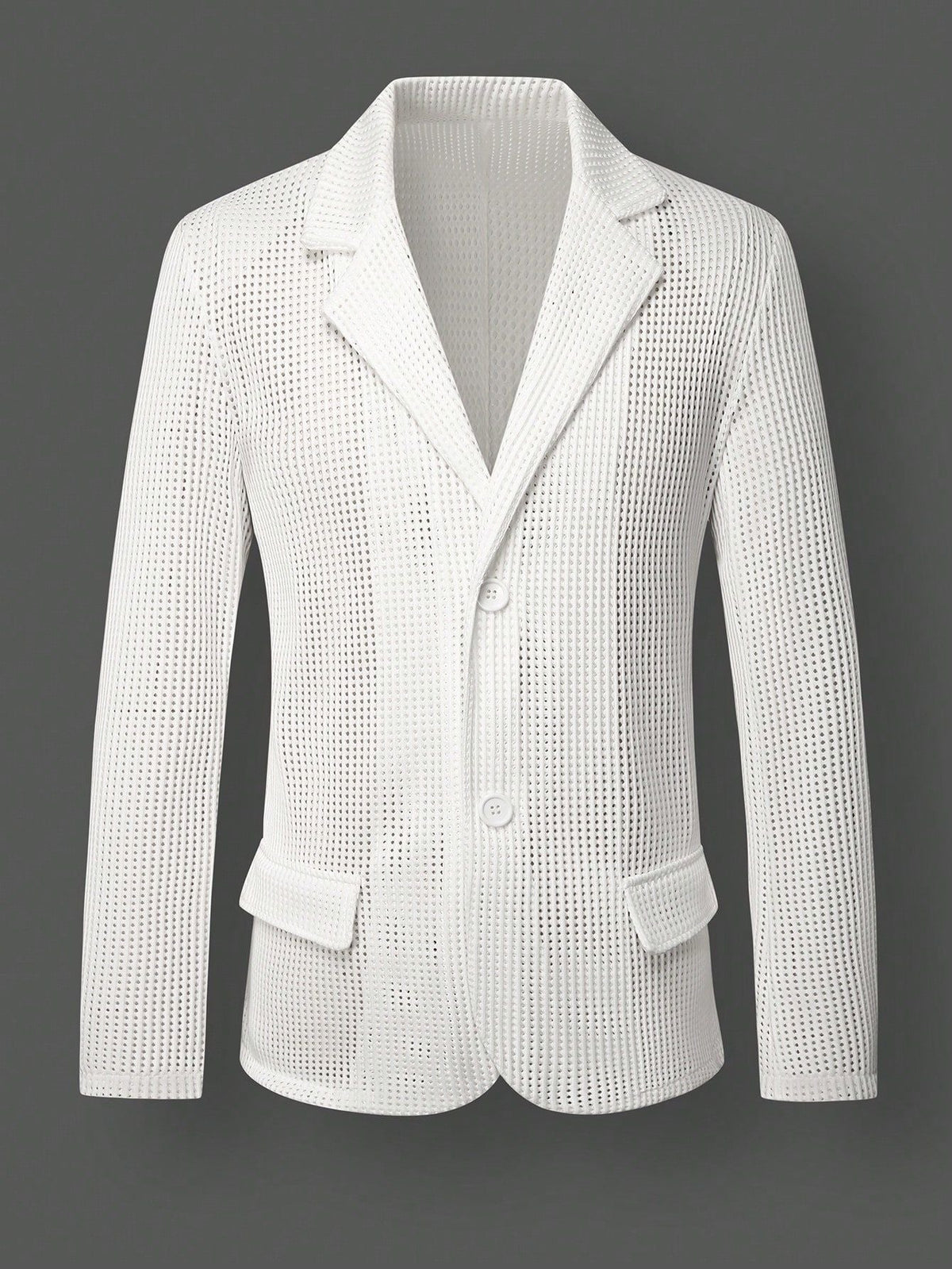 Men’s Perforated Mesh Blazer