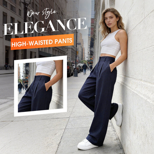 Women's High-Waisted Dress Pants